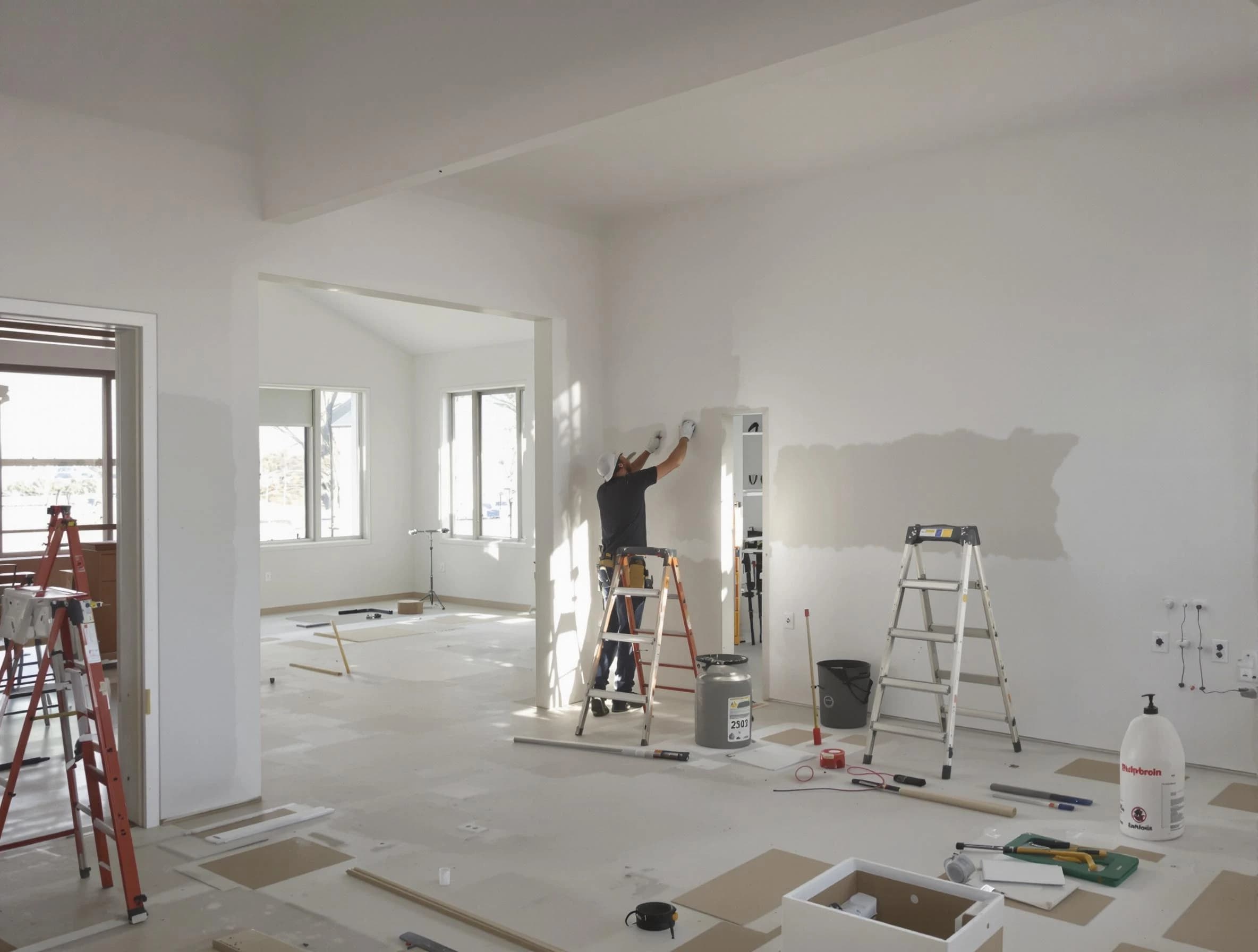 Detailed drywall installation with Sun City House Painters in Sun City