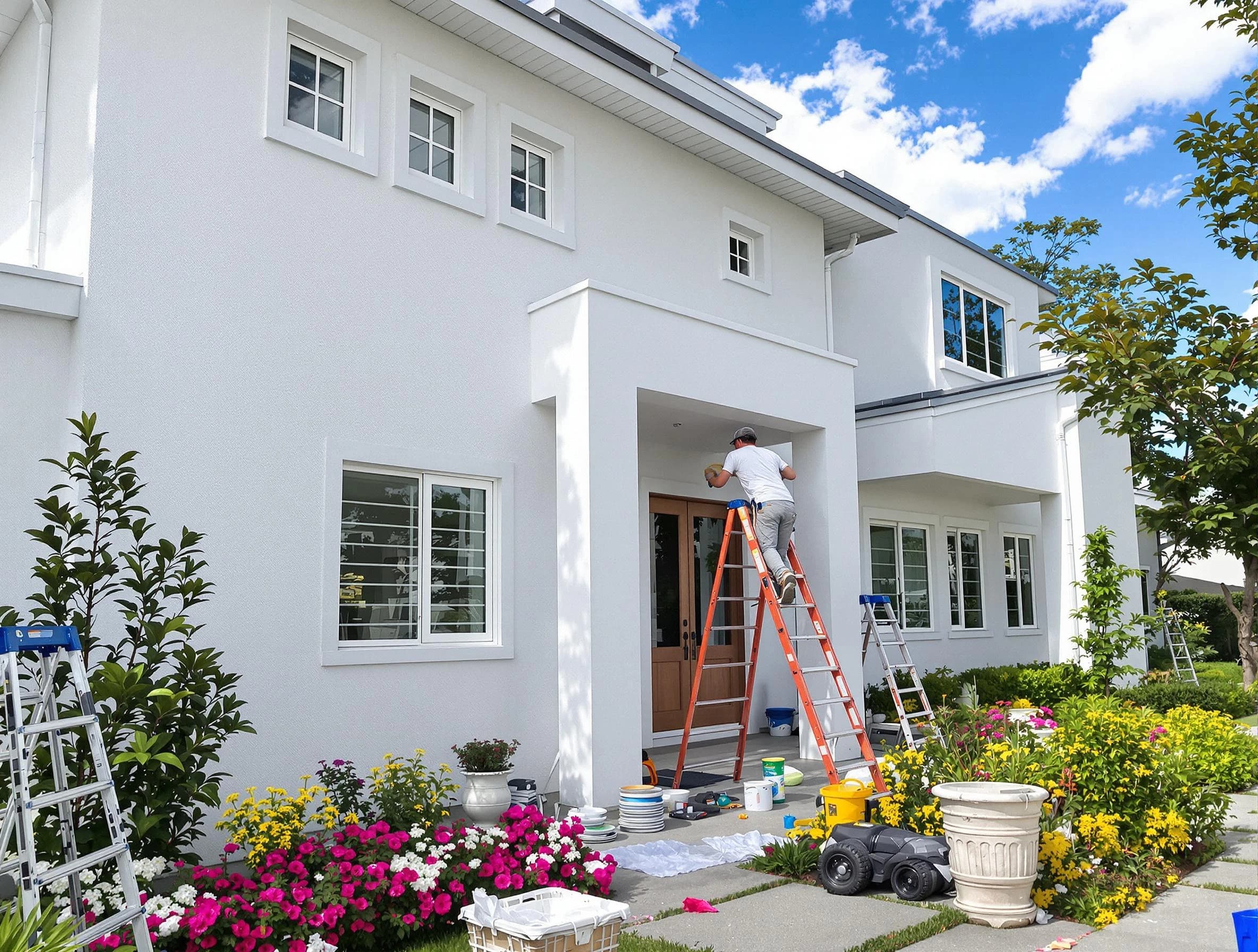 Sun City House Painters team delivering a fresh exterior coat in Sun City, AZ