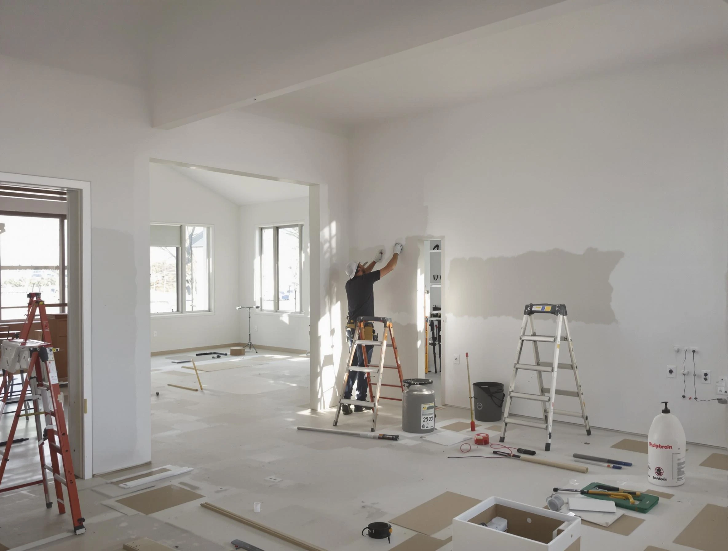 Detailed drywall installation with Sun City House Painters in Sun City