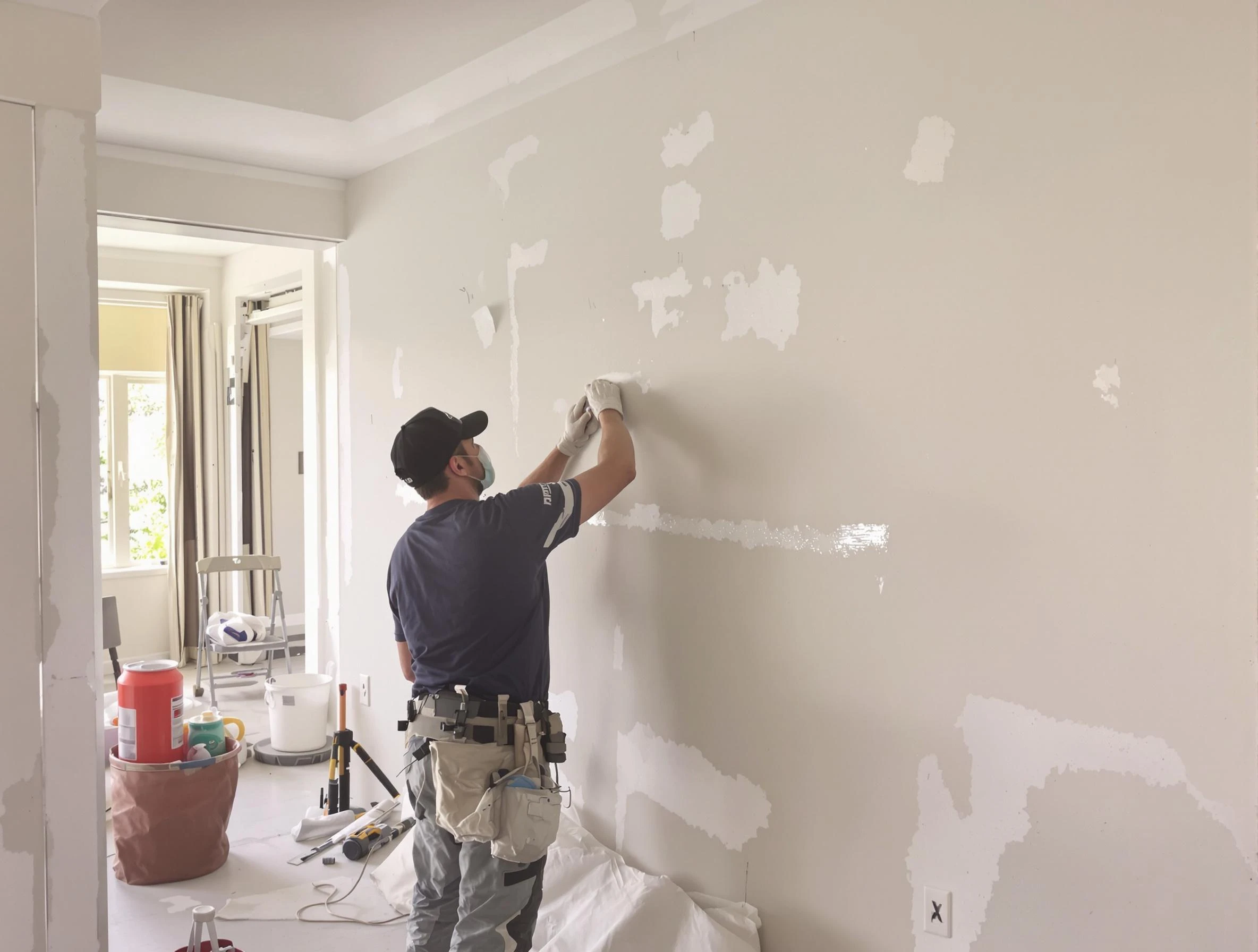 Taping and mudding service by Sun City House Painters in Sun City
